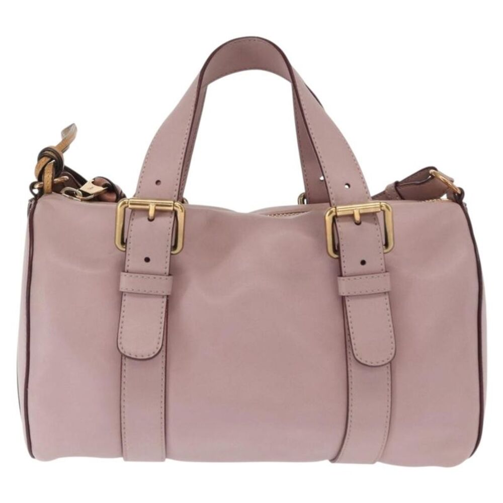 Chloe Vintage Handbag Leather Pink Leather Handbag (Pre-Owned) - Picture 2 of 16